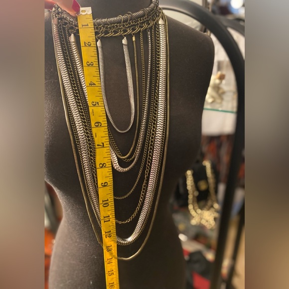 Mix metals necklace - Picture 5 of 6